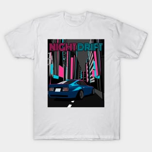 NIssan Fairlady Z 240z Night Drift T-Shirt